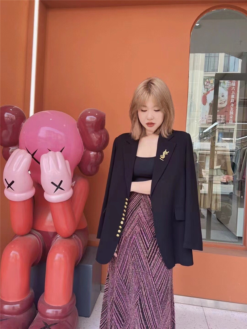 Y51 buttoned pin suit jacket replica clothes