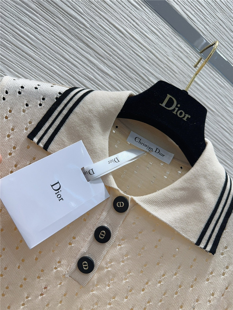 D10r classic lapel short sleeve sweater replica clothing