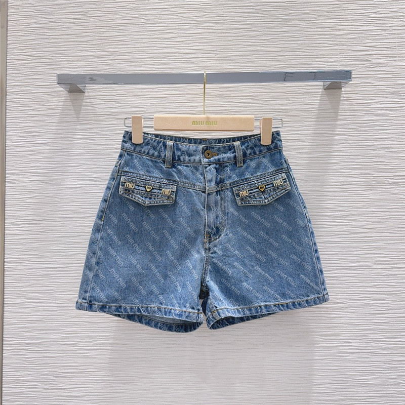 M1um1u denim shorts cheap replica designer clothes