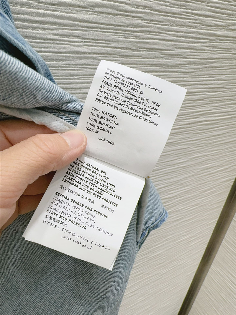 M1um1u denim shirt replica designer clothing websites