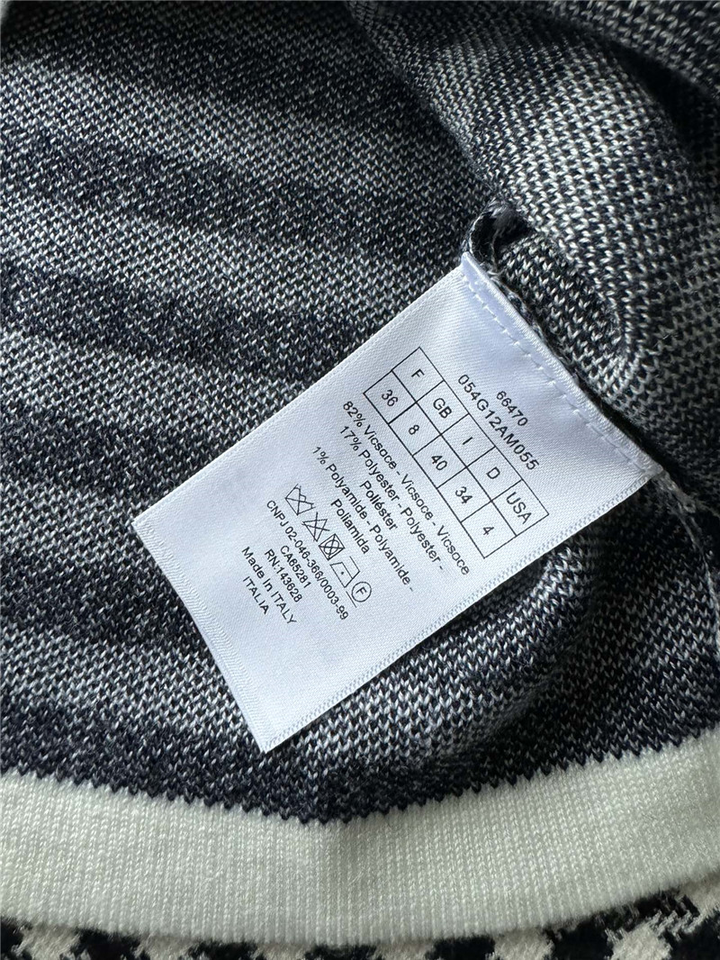D10r knitted striped vest replicas clothes