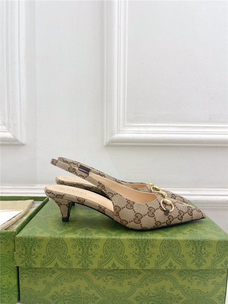 Gvc*1 horsebit slingback pumps replica designer shoes