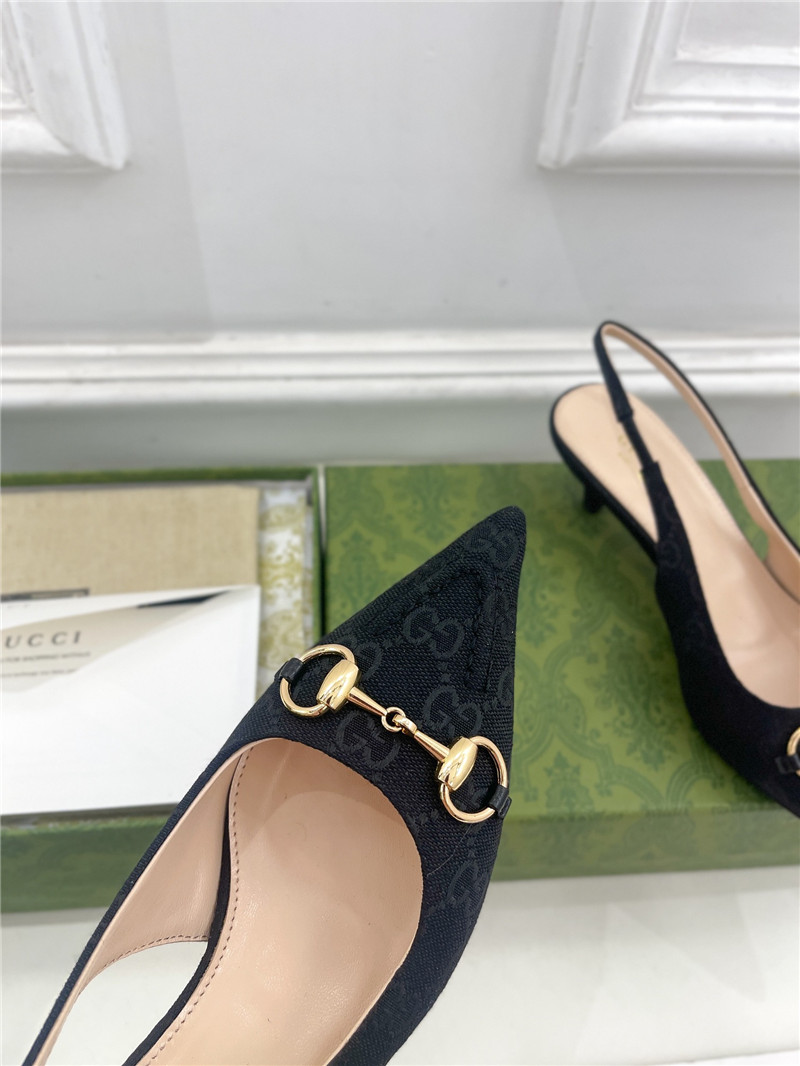 Gvc*1 horsebit slingback pumps replica designer shoes