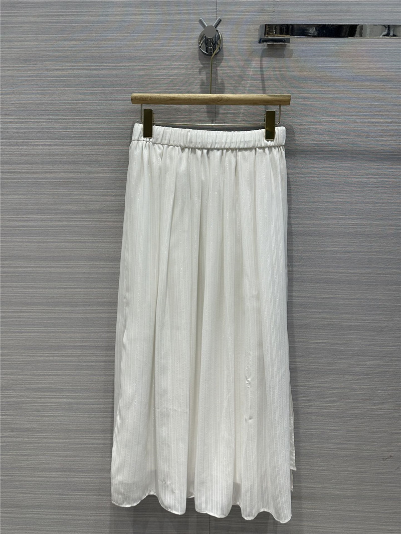 BC silver striped long skirt cheap replica designer clothes