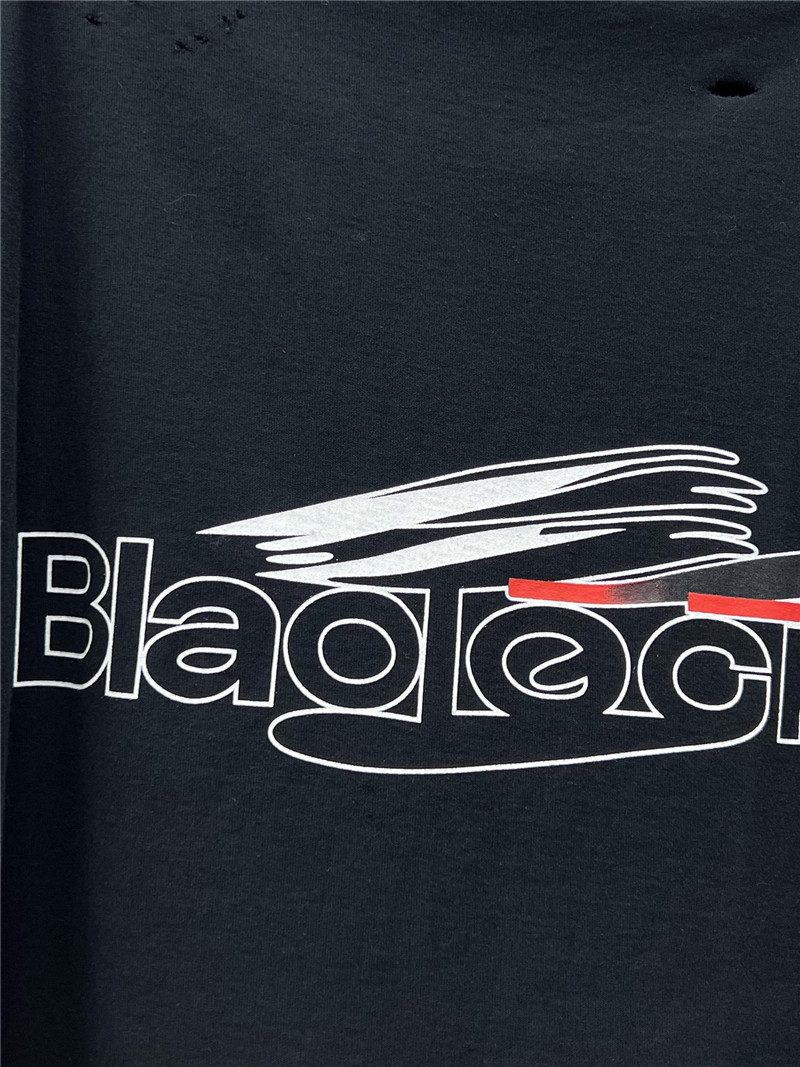 Ba1en*iaga ripped printed t-shirt replica d&g clothing