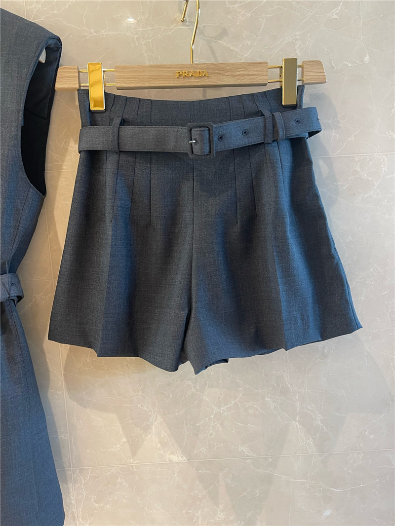 Pra*a vest + shorts set replica d&g clothing