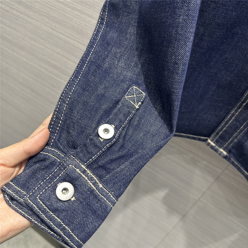 b0tt*ga Ven*ta denim blue original color denim suit replica clothes