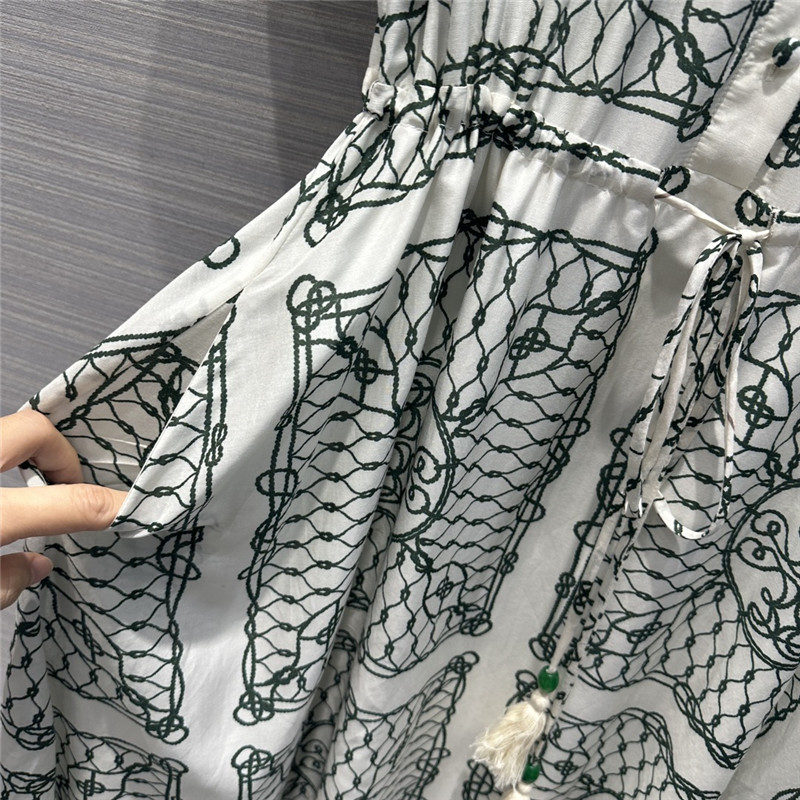 tory burch position printed silk cotton dress replica clothing sites