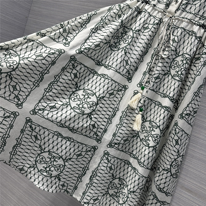 tory burch position printed silk cotton dress replica clothing sites
