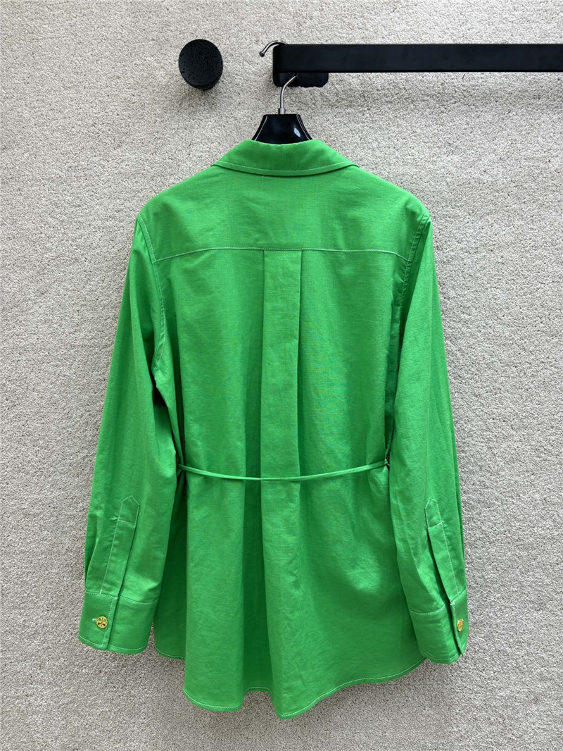 Tory Burch linen lapel shirt cheap replica designer clothes