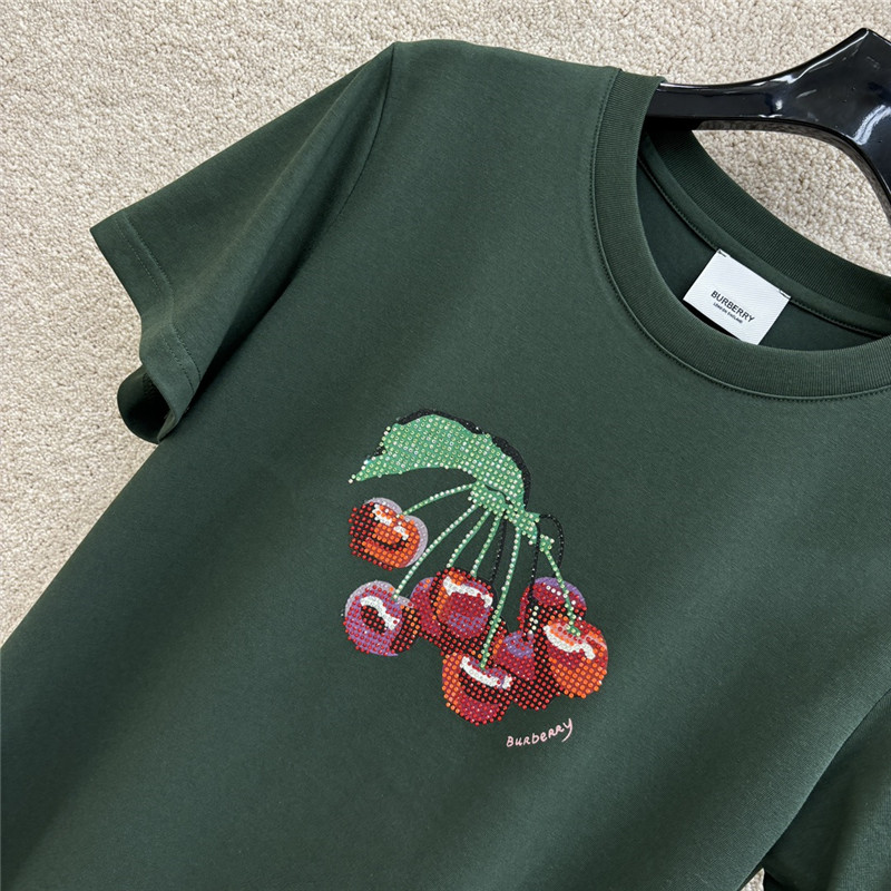 bv*b*rry hot D1am0nd pattern short-sleeved t-shirt replica clothes