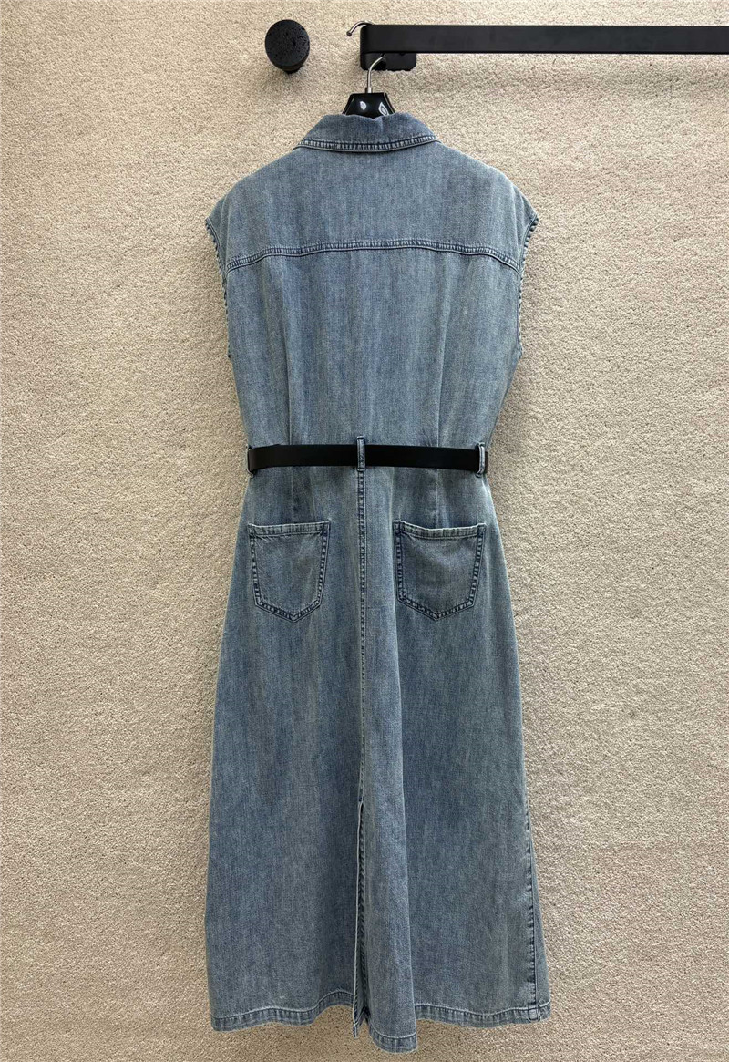 Gvc*1 denim sleeveless sundress replica d&g clothing