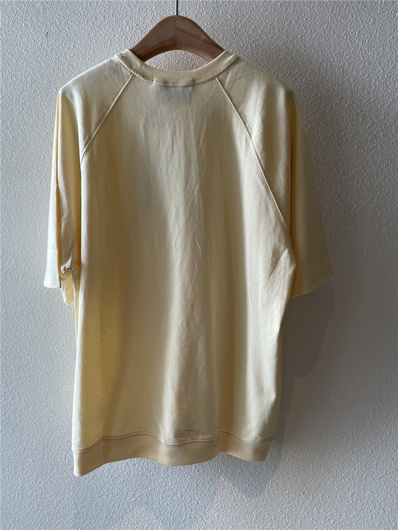 Ch**el cream short sleeve replica d&g clothing