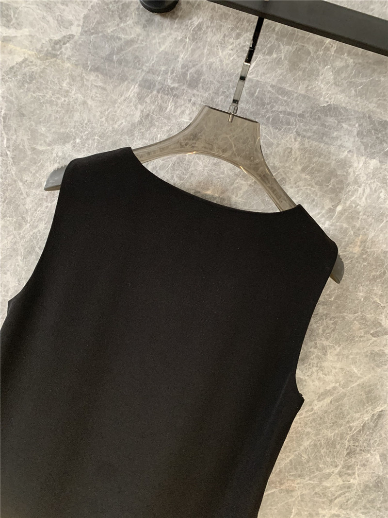 M1um1u patchwork mesh dress replica clothes