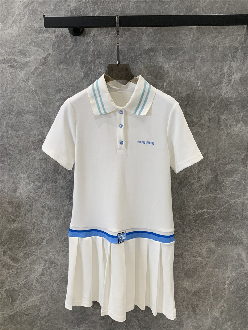 M1um1u pleated dress cheap replica designer clothes