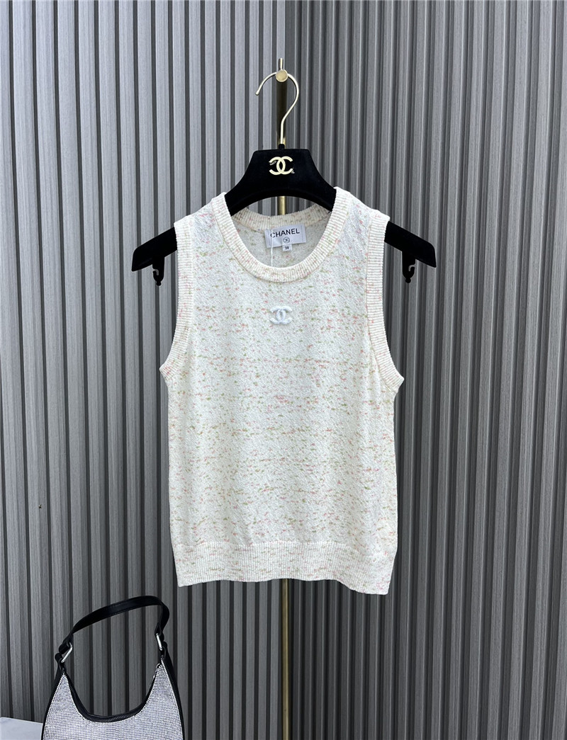 Ch**el knitted vest replica clothing sites