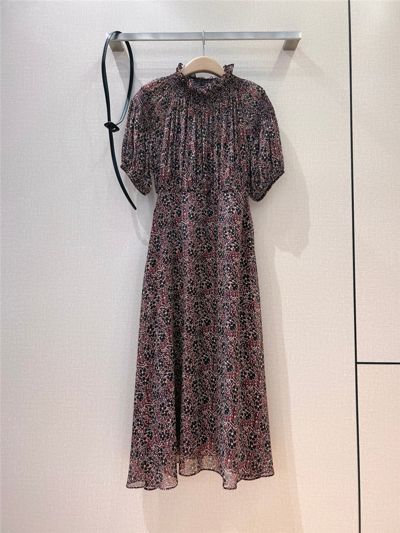 D10r puff sleeve elastic cuff dress replica clothes