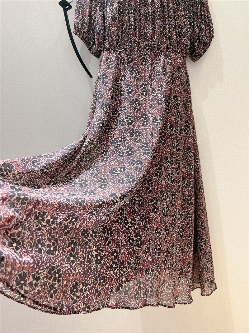 D10r puff sleeve elastic cuff dress replica clothes