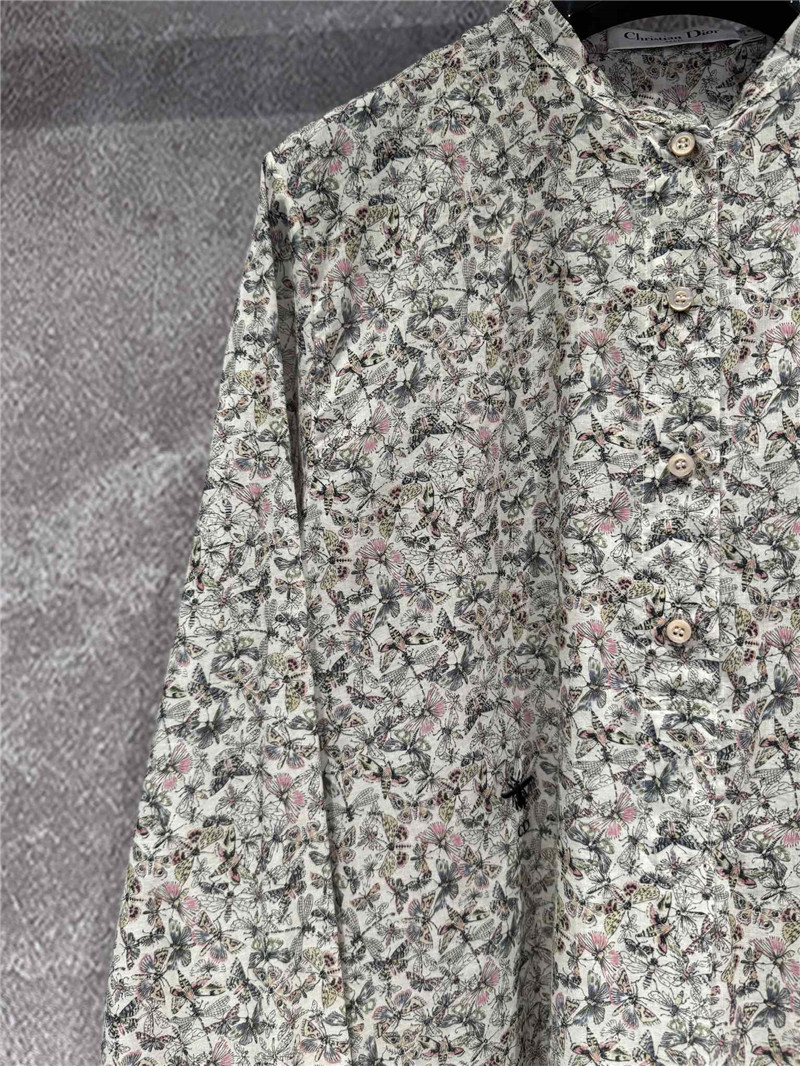 D10r butterfly pattern shirt replica d&g clothing