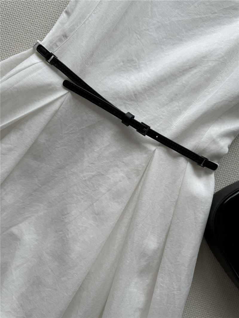 Vanitoo new ramie white long skirt replica clothing sites