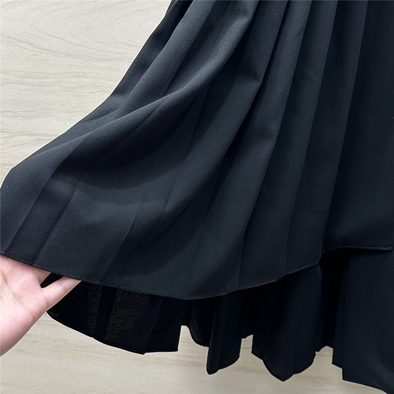 D10r irregular pleated long skirt replica d&g clothing