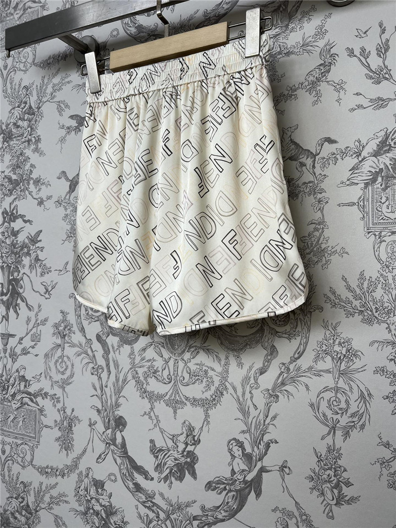 F**di new silk shorts replica designer clothes