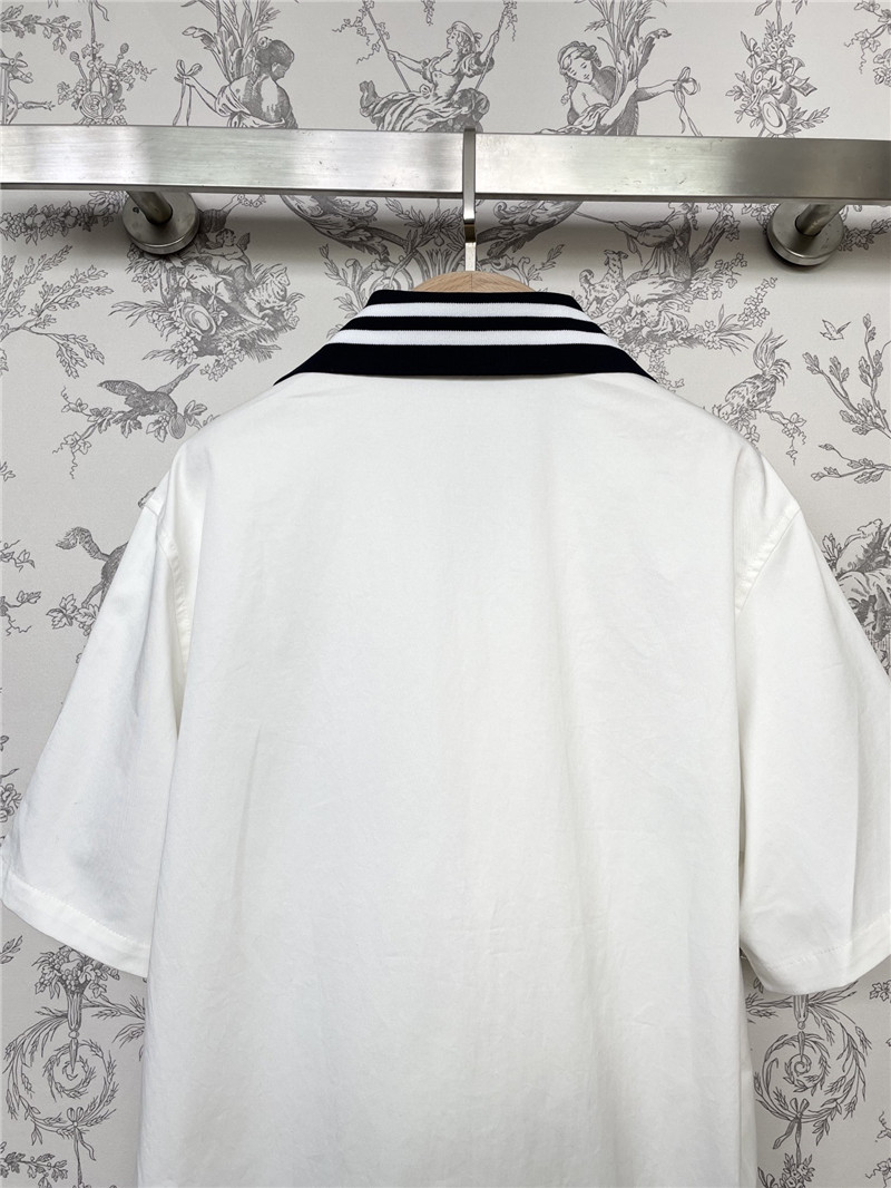 Va1e*ntin0 all-in-one letter embroidered shirt replica clothing