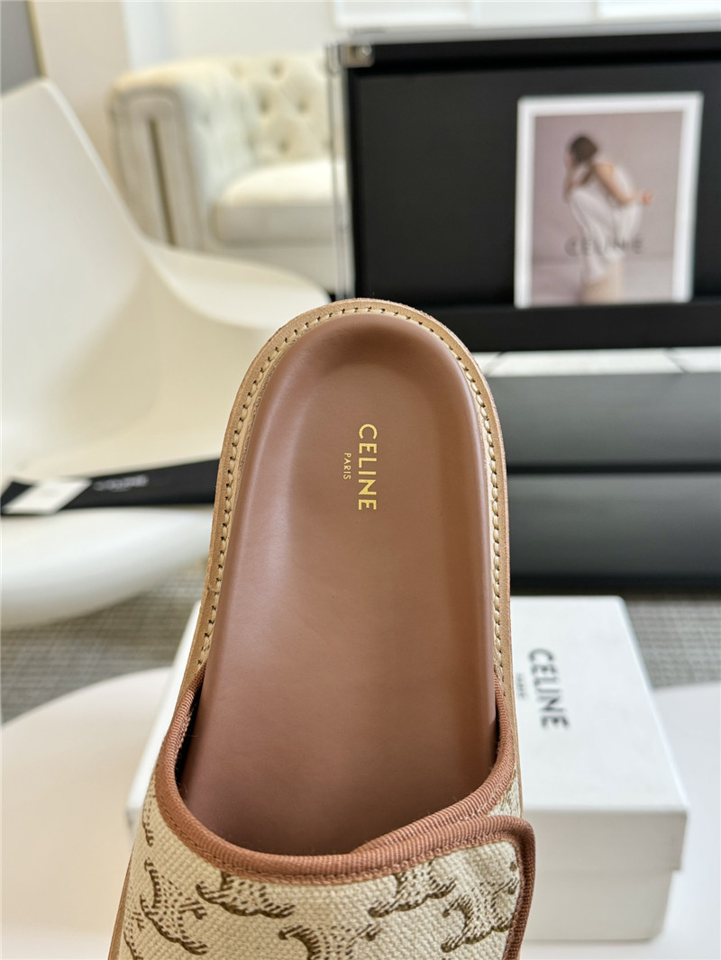 Ce1i*e flat micro label sandals slippers replica shoes