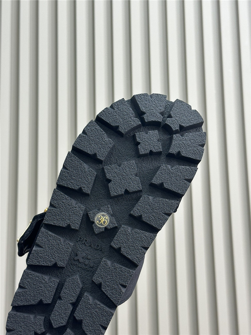 pra*a velvet sandals ma1s0n Marg*e1a replica shoes