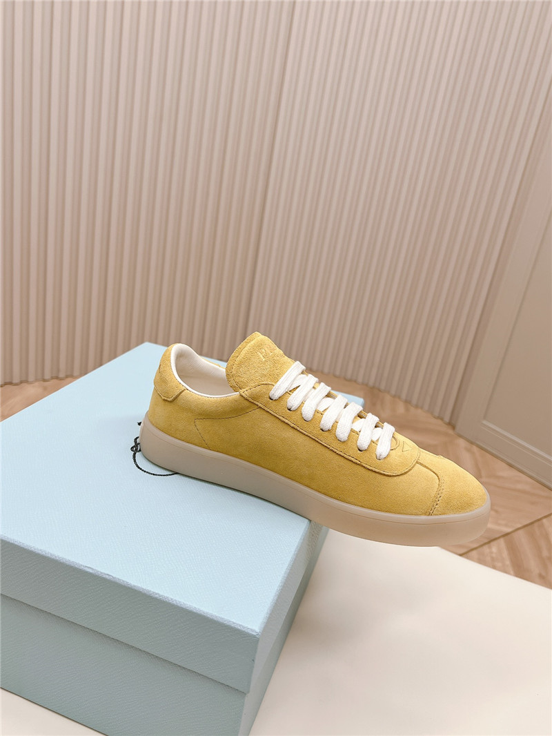 Pra*a yellow low top sneakers for women
