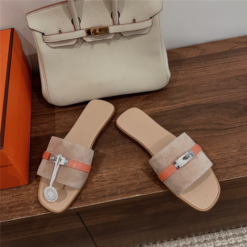 H**me5 kelly buckle slippers replica designer shoes