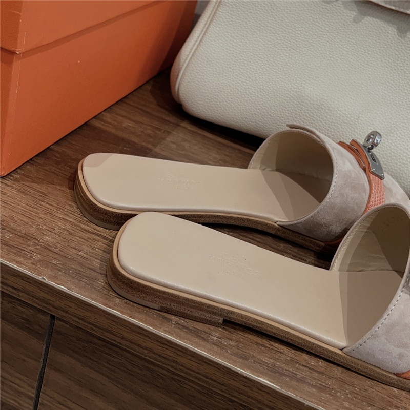 H**me5 kelly buckle slippers replica designer shoes