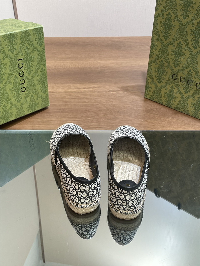 Gvc*1 straw hemp fisherman slippers replica shoes