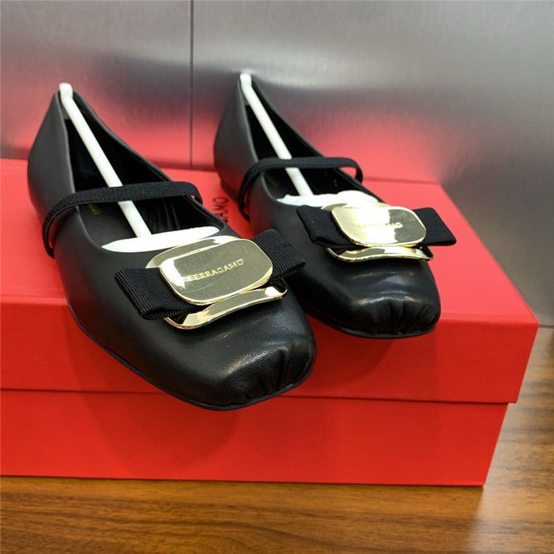 Salvatore Ferragamo bow pumps for women replica shoes