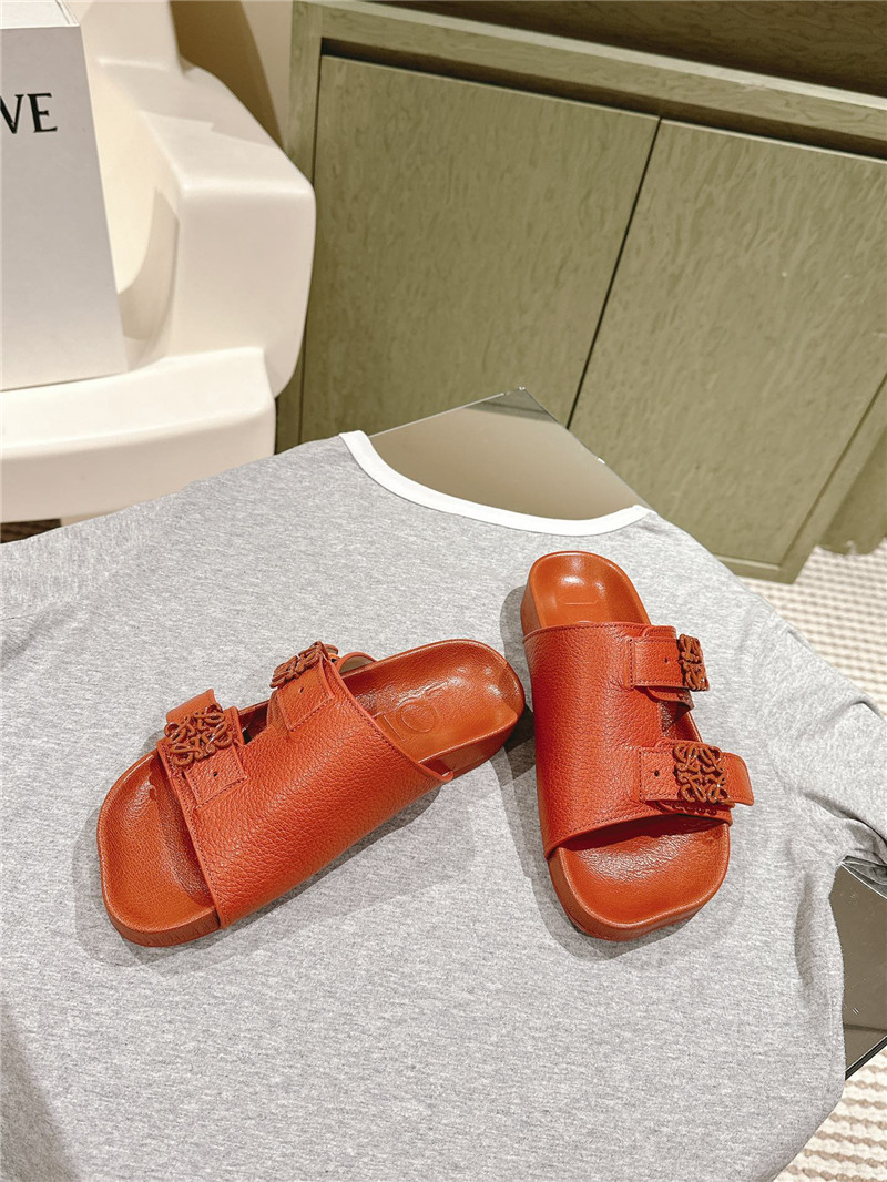 L0ew* new color matching slippers for couples replica shoes