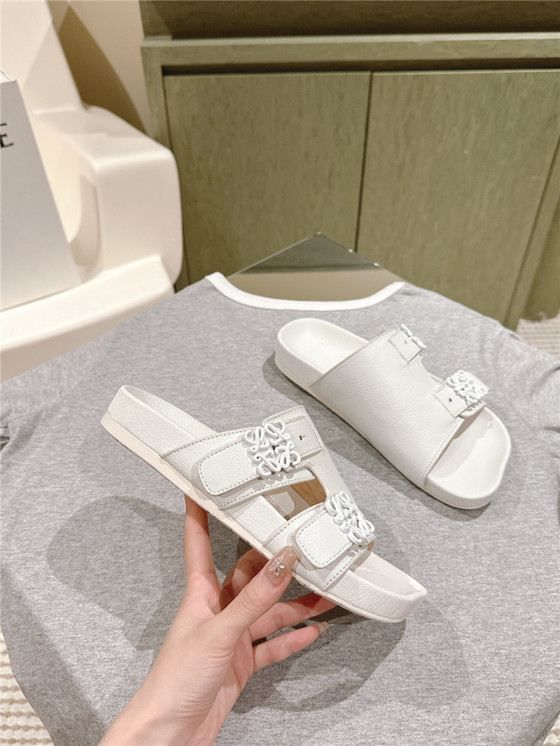 L0ew* new color matching slippers for couples replica shoes