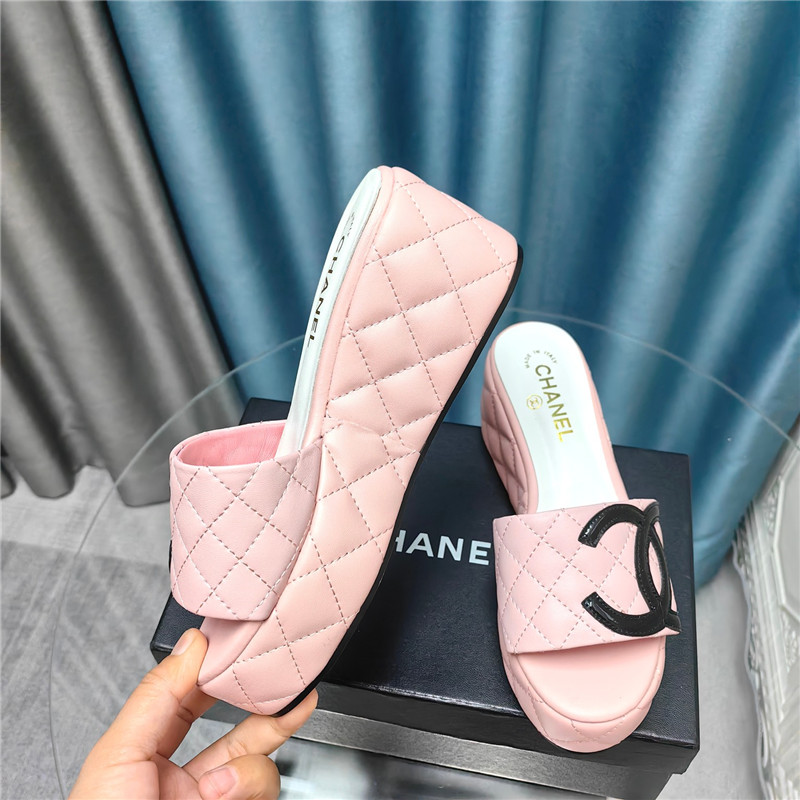 Ch**el large pair of c slippers replica shoes