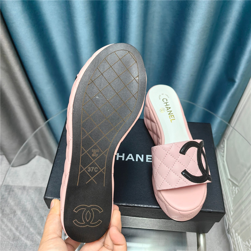 Ch**el large pair of c slippers replica shoes