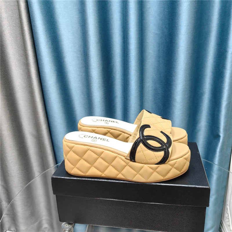 Ch**el large pair of c slippers replica shoes