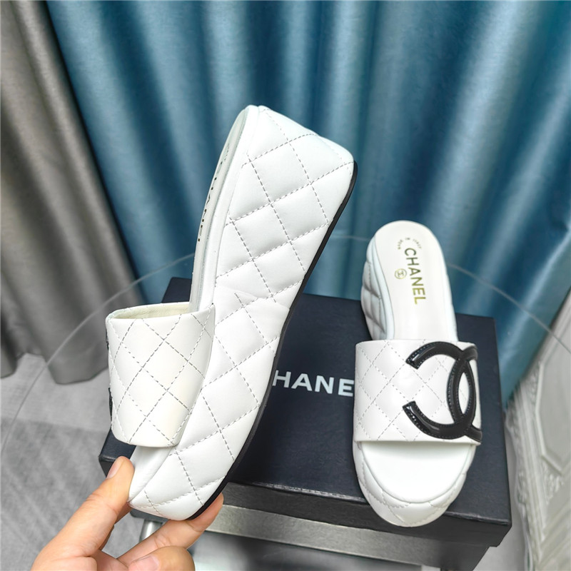 Ch**el large pair of c slippers replica shoes