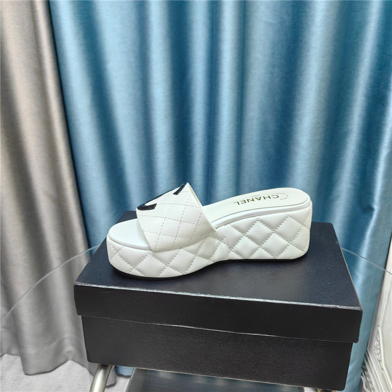 Ch**el large pair of c slippers replica shoes