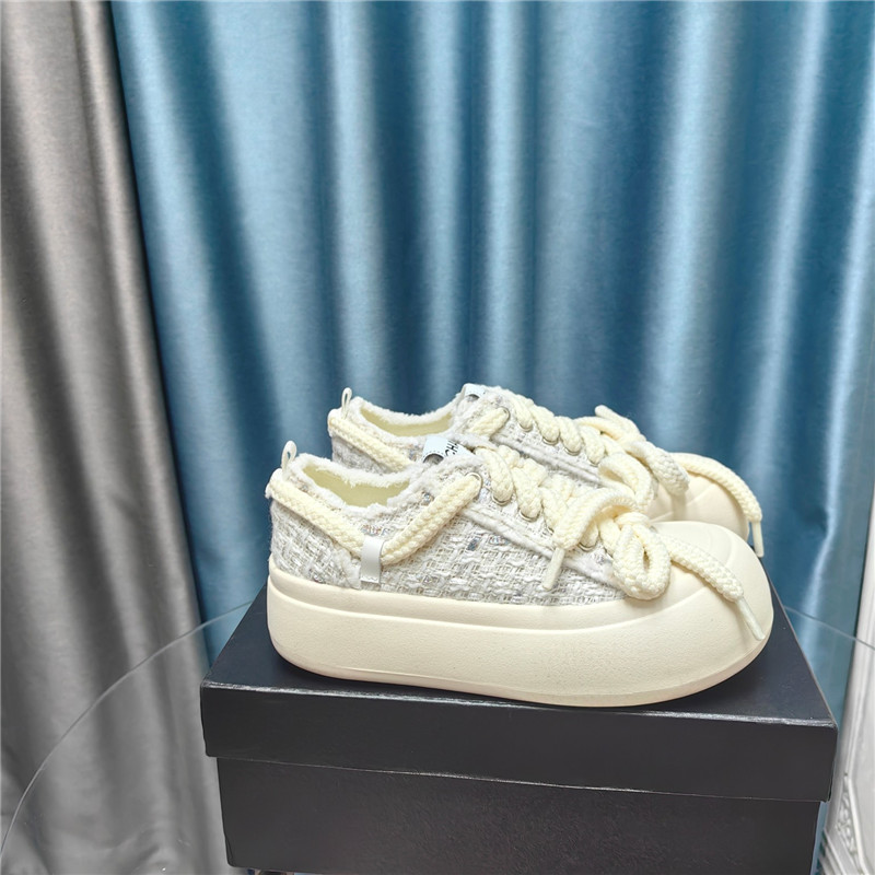 Ch**el platform canvas sneakers sale