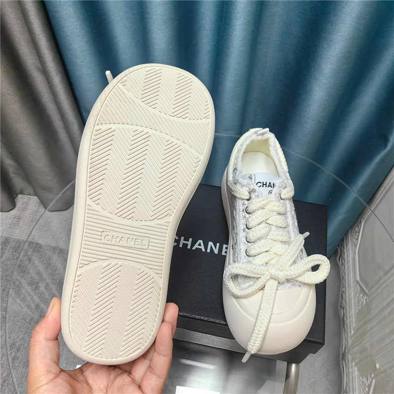 Ch**el platform canvas sneakers sale
