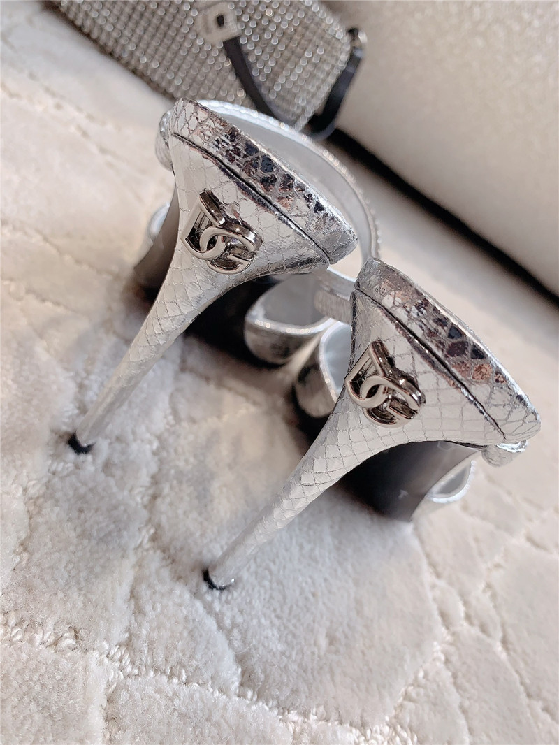 Dolce & Gabbana d&g rhinestone high heels replica shoes