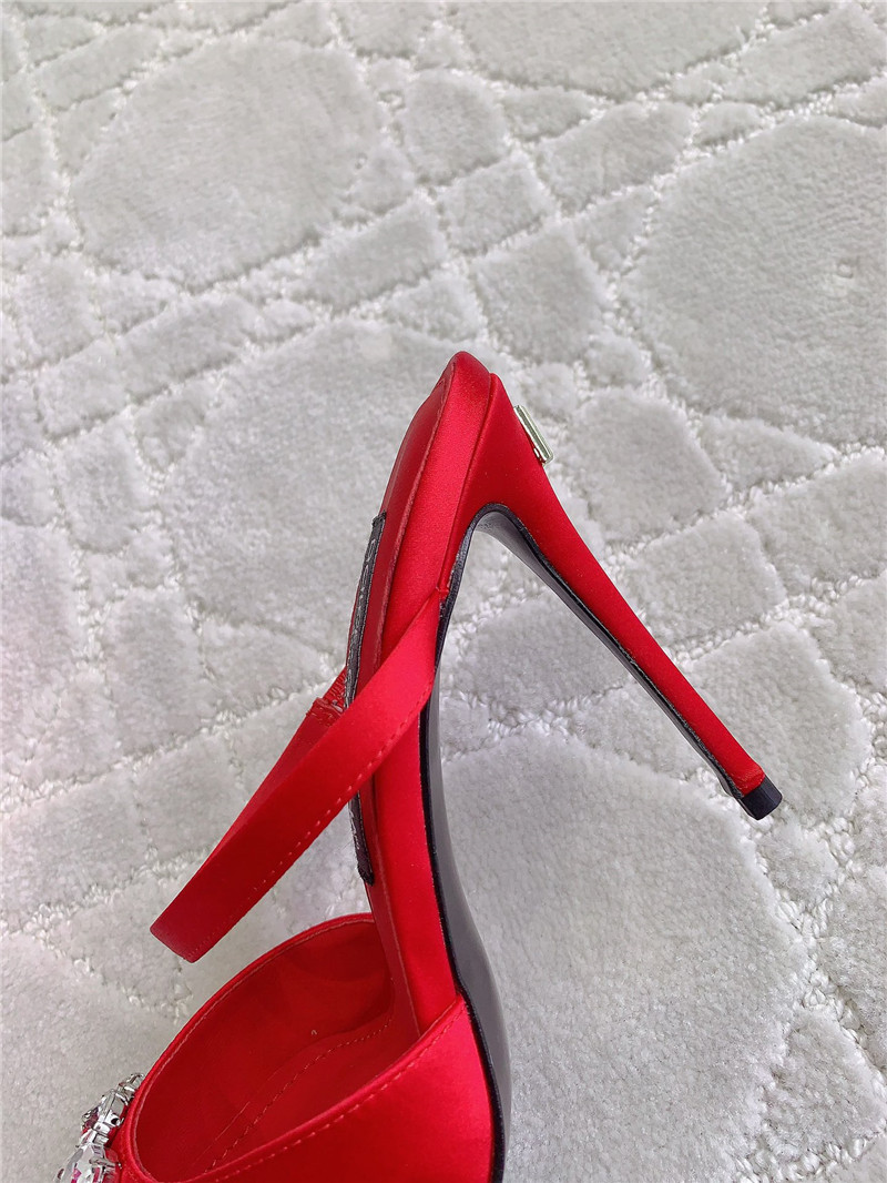 Dolce & Gabbana d&g rhinestone high heels replica shoes