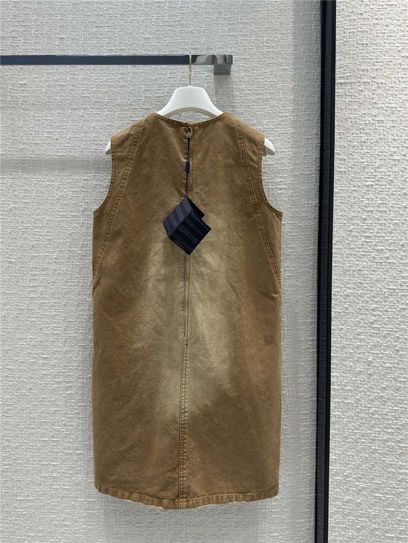 Pra*a work pocket dress replica clothing sites