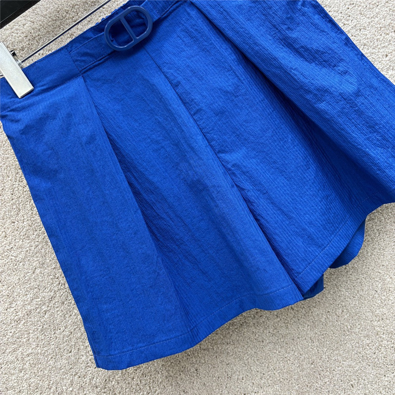 D10r letter button decorative a-line shorts replicas clothes