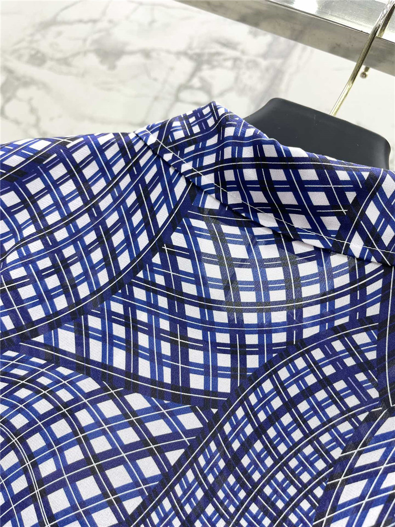 Va1e*ntin0 silk plaid print dress replica clothing sites