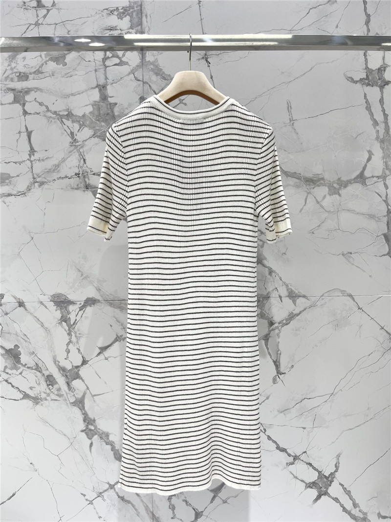 M1um1u knitted short-sleeved dress replicas clothes