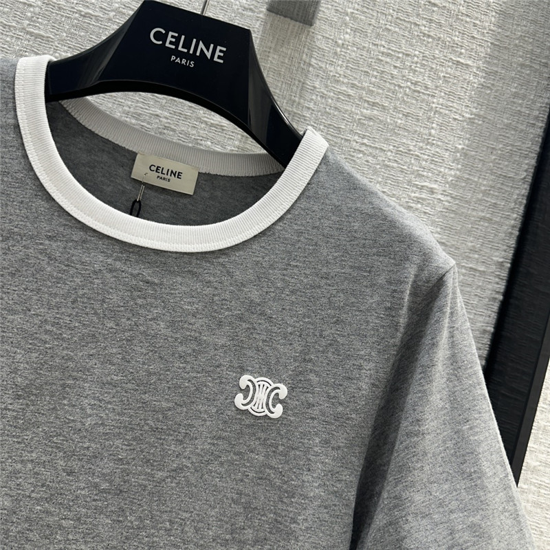 Ce1i*e white logo gray t-shirt